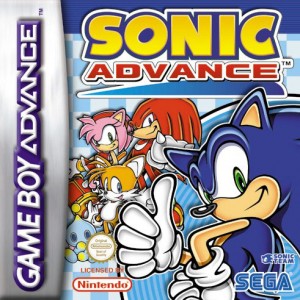 La jaquette européenne de Sonic Advance