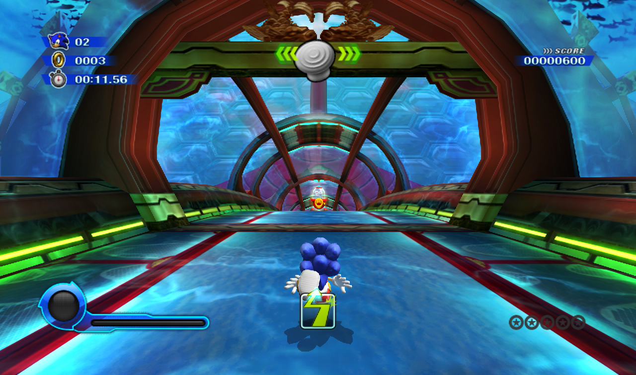 Sonic Colors : Sonic dans l'aquarium