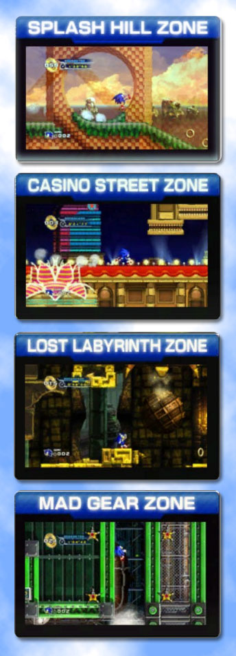 Sonic 4 : quatre niveaux dévoilés