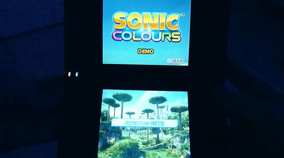 La démo de Sonic Colours en vidéo
